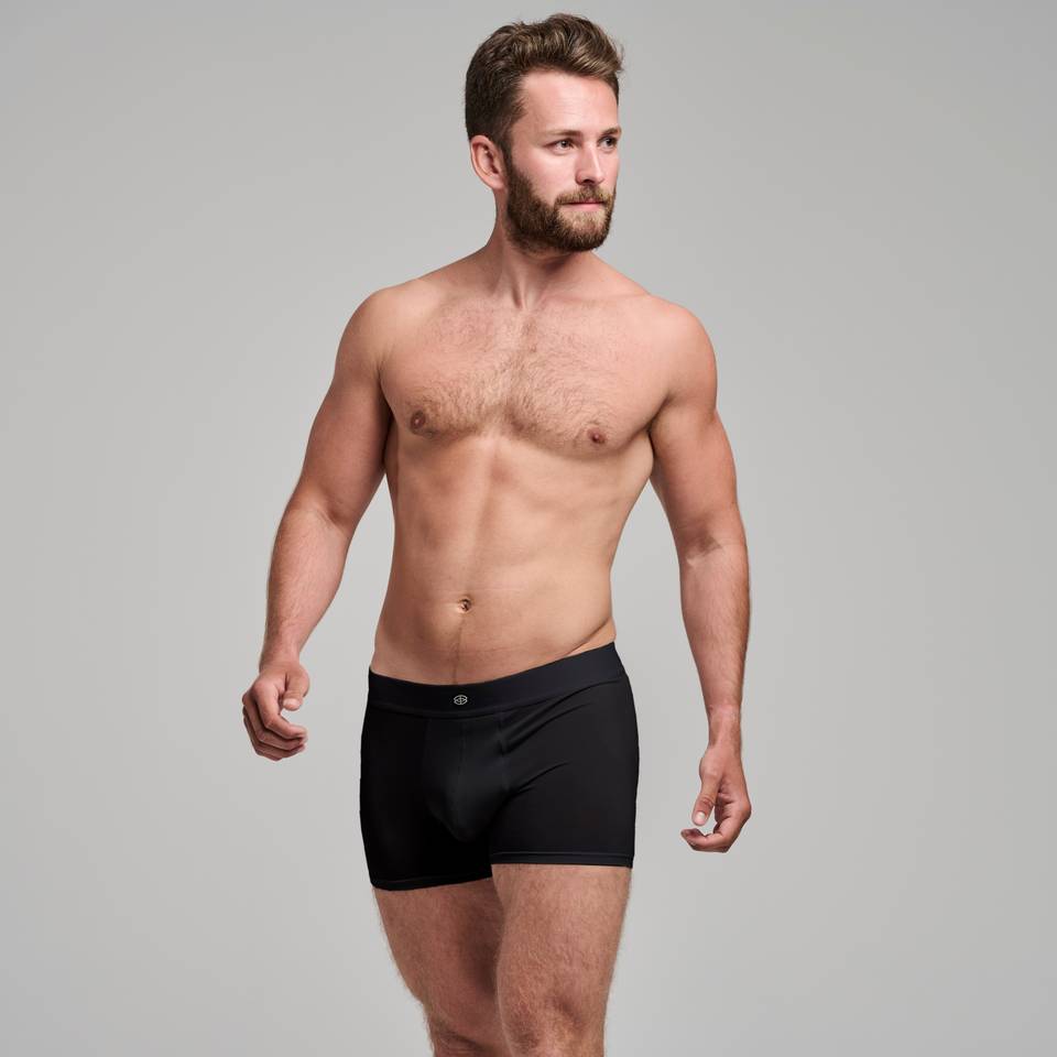 BAMBUSA Boxershorts, sort - 2 pk