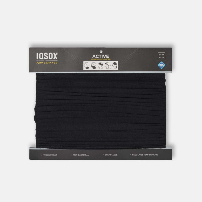 IQ Sox - Bambus halsedisse - Sort