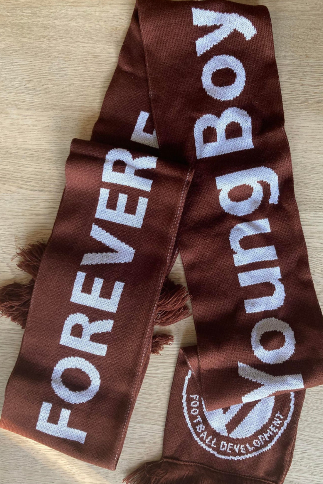 NoWayBack - Young Boys halstørklæde - Brun