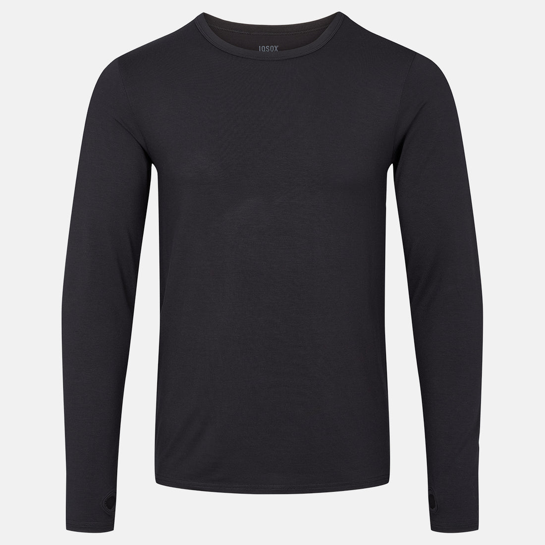 IQ Sox - Langærmet bambus t-shirt - Sort