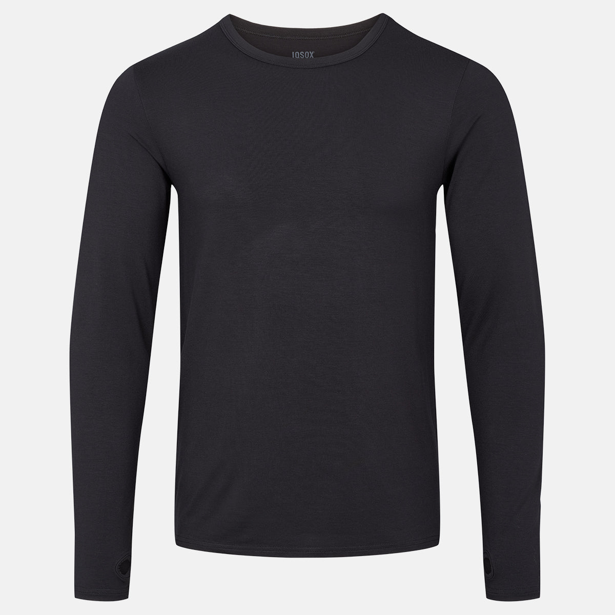 IQ Sox - Langærmet bambus t-shirt - Sort