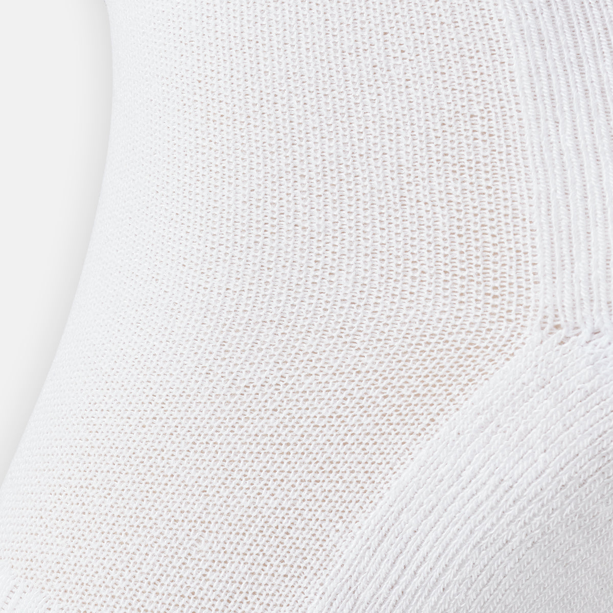 IQ Sox - Stribede tennissokker - Hvid (1 par )