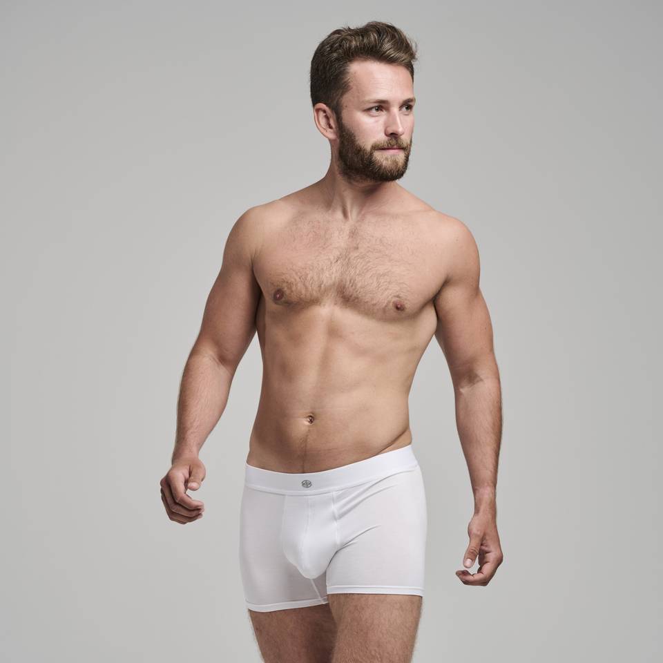 BAMBUSA Boxershorts, hvid - 2 pk