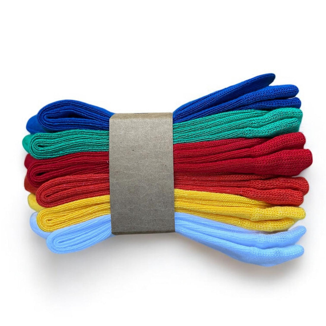 Bambus børnesokker - I glade farver (6 par)